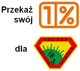 Baner: Prośba o 1% dla Szczepu Zielone Słońce